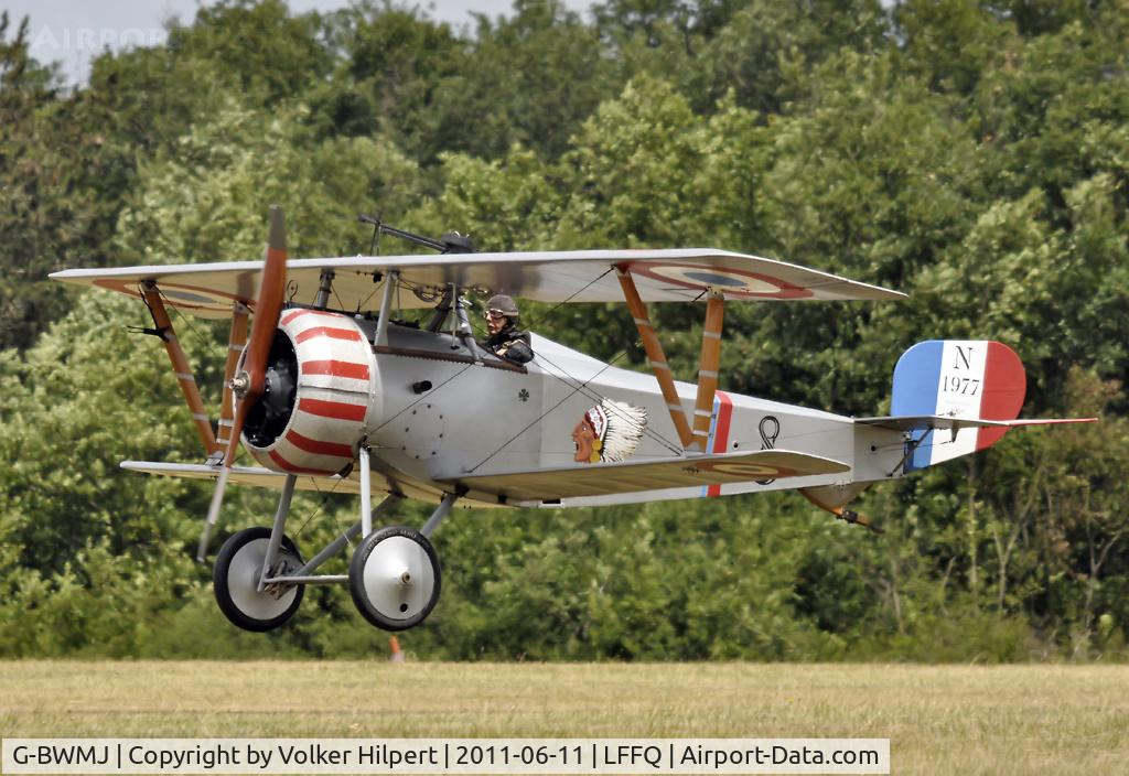 G-BWMJ, 1981 Nieuport 17 Scout Replica C/N PFA 121-12351, Nieuport Scout