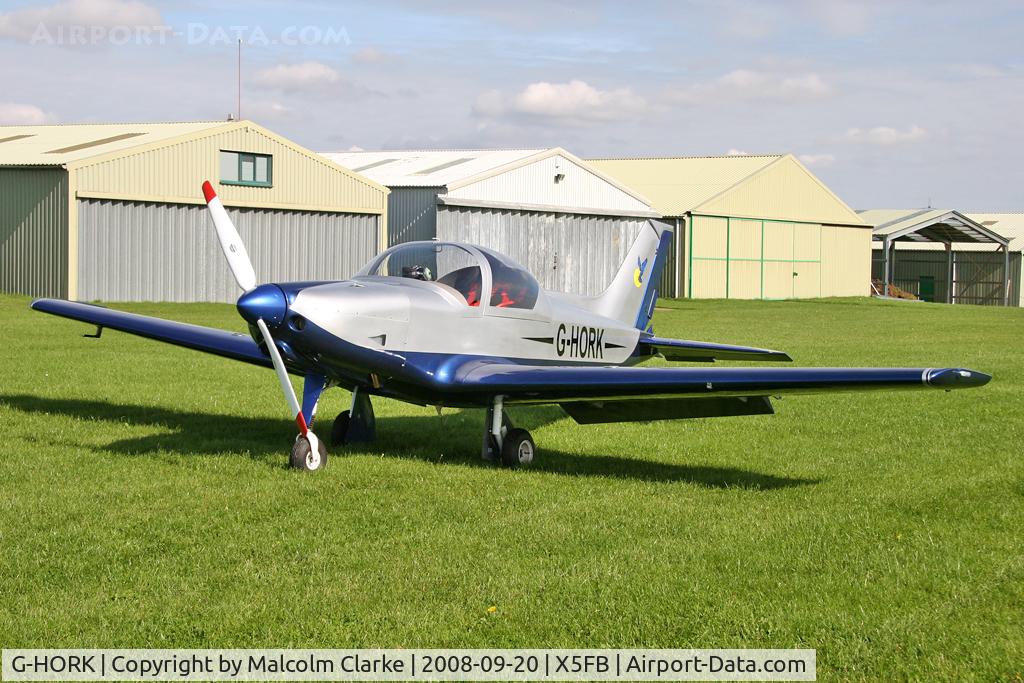 G-HORK, 2007 Alpi Aviation Pioneer 300 Hawk C/N PFA 330A-14741, Alpi Aviation Pioneer 300 Hawk, Fishburn Airfield, September 2008.