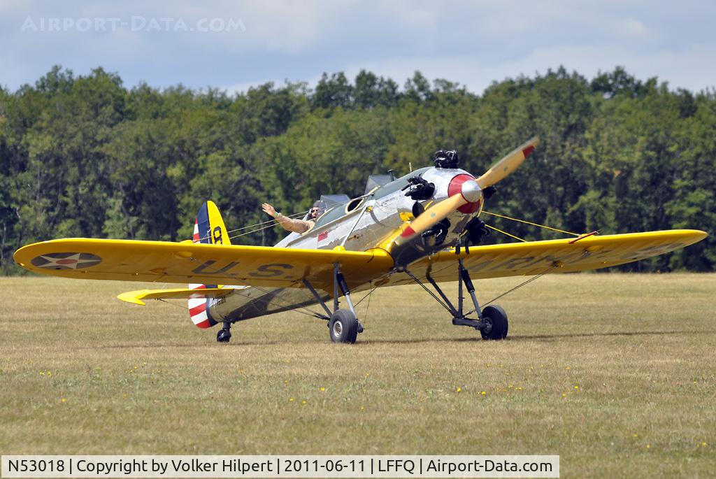 N53018, 1941 Ryan Aeronautical ST3KR C/N 1164, silver colours