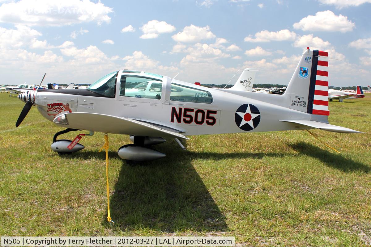 N505, 1979 Grumman American AA-5B Tiger C/N AA5B1275, At 2012 Sun N Fun at Lakeland , Florida