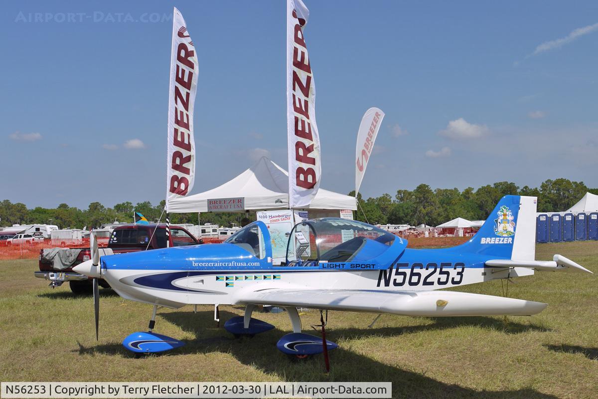 N56253, 2007 Breezer Light Sport Aircraft C/N 005LSA, At 2012 Sun N Fun at Lakeland , Florida