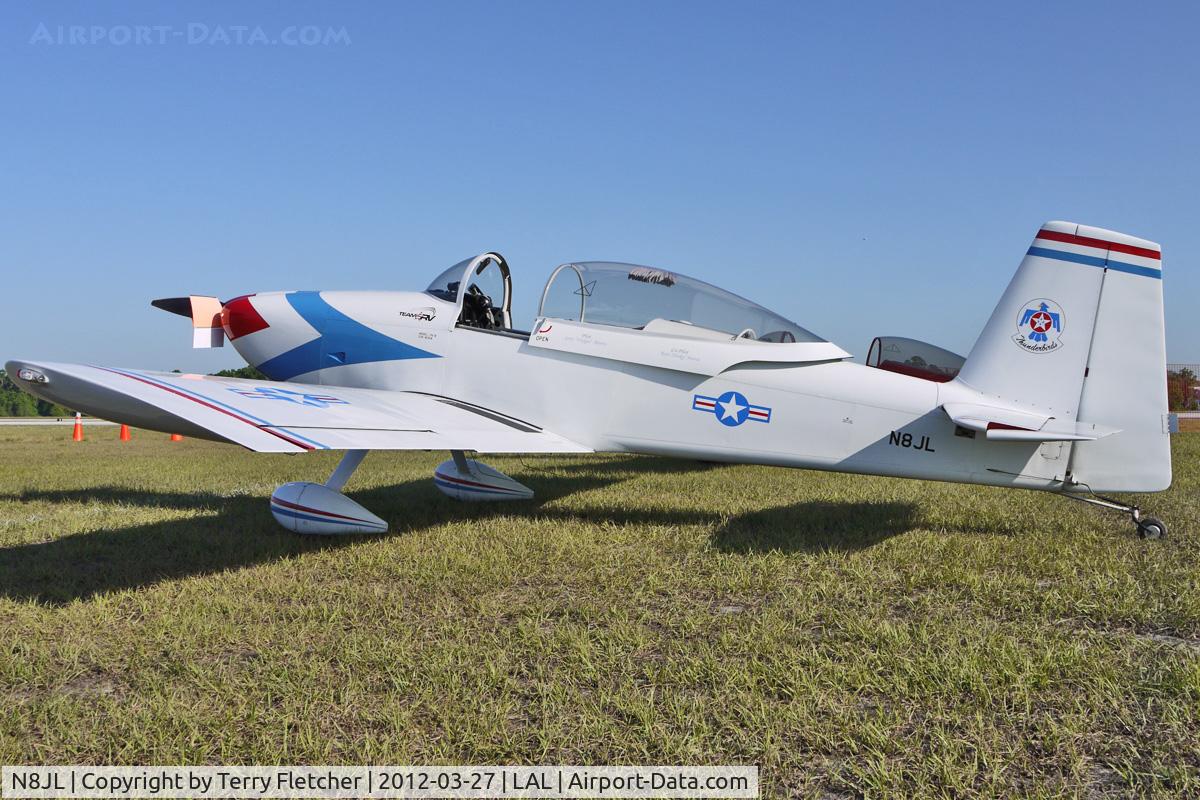 N8JL, 2001 Vans RV-8 C/N 81324, At 2012 Sun N Fun at Lakeland , Florida