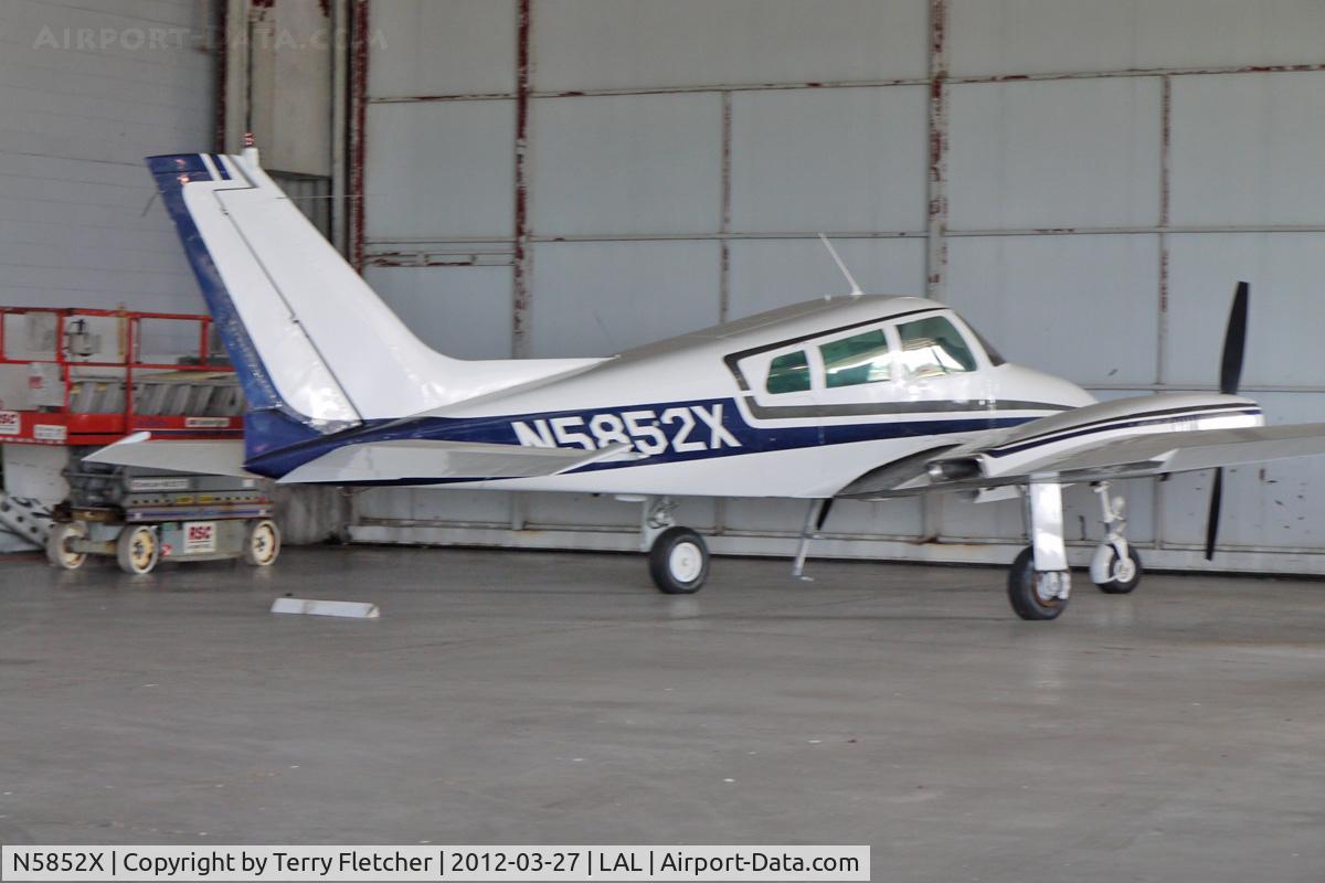 N5852X, 1961 Cessna 310F C/N 310-0152, At 2012 Sun N Fun at Lakeland , Florida