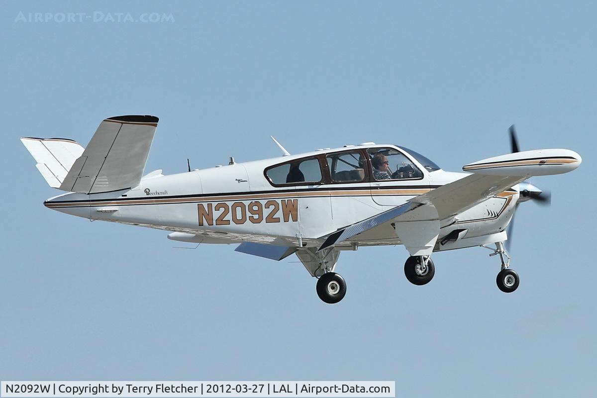N2092W, 1966 Beech V35 Bonanza C/N D-8044, At 2012 Sun N Fun