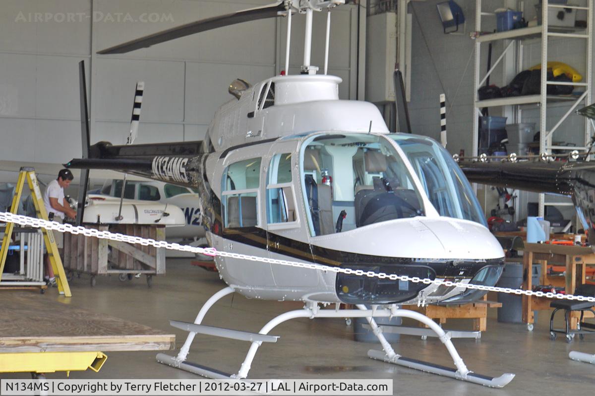 N134MS, 1992 Bell 206B JetRanger III C/N 2226, At Lakeland during 2012 Sun N Fun