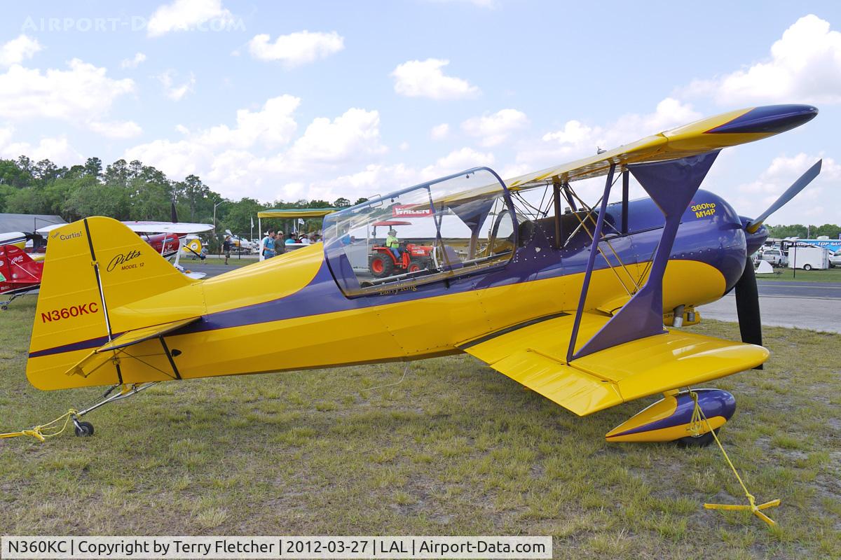N360KC, 1999 Pitts Model 12 C/N 002, At 2012 Sun N Fun