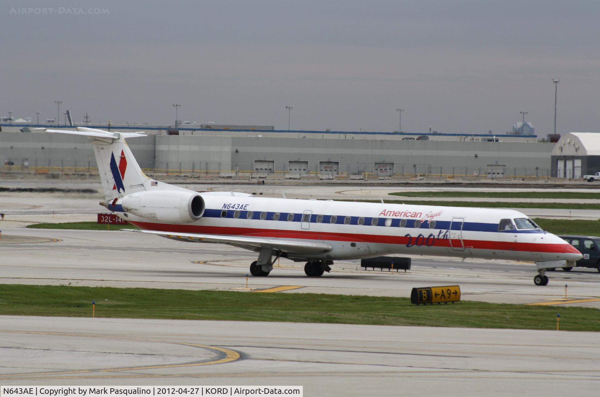 N643AE, 1999 Embraer ERJ-145LR (EMB-145LR) C/N 145200, EMB-145LR