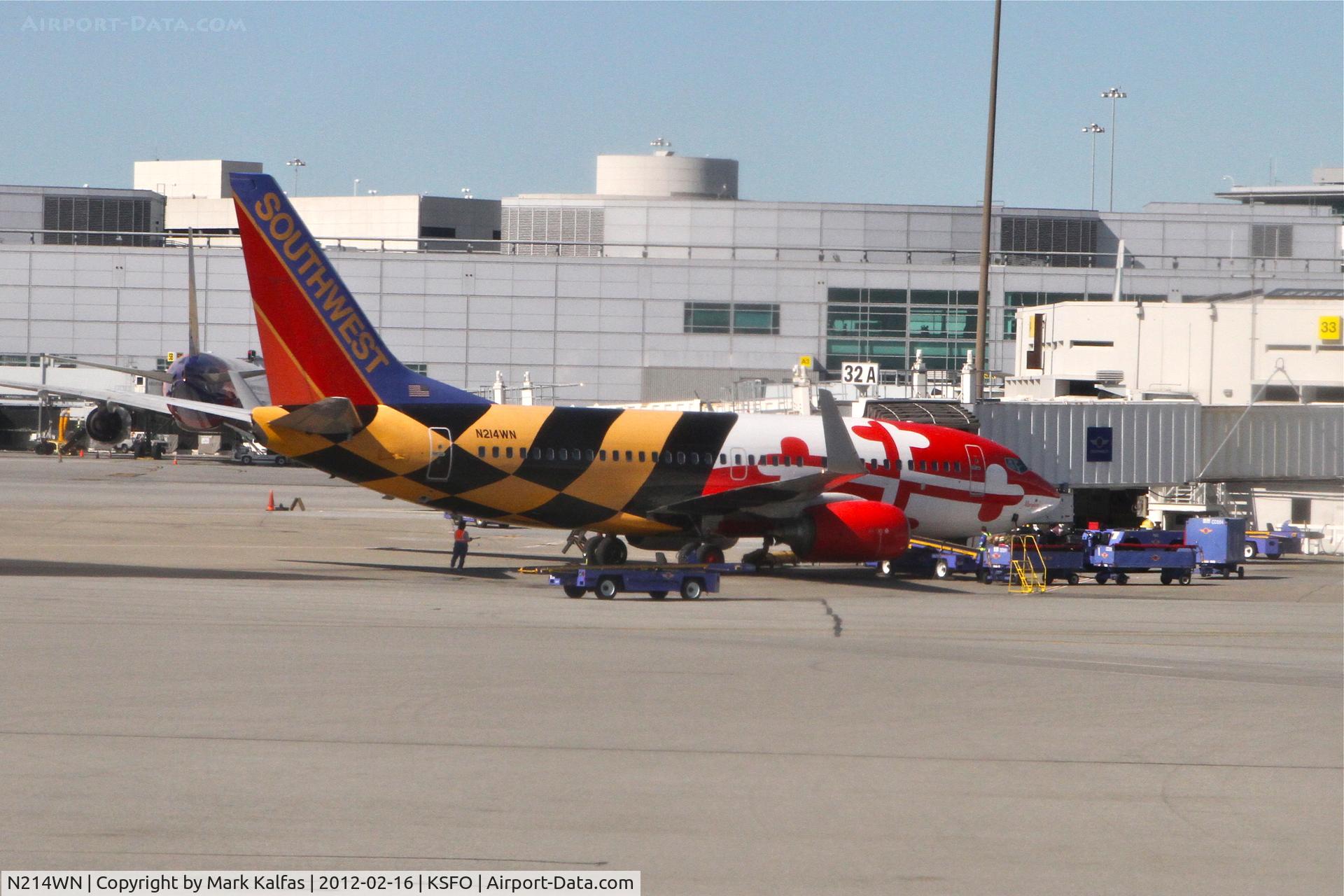 N214WN, 2005 Boeing 737-7H4 C/N 32486, Southwest Airlines Boeing 737-7H4 