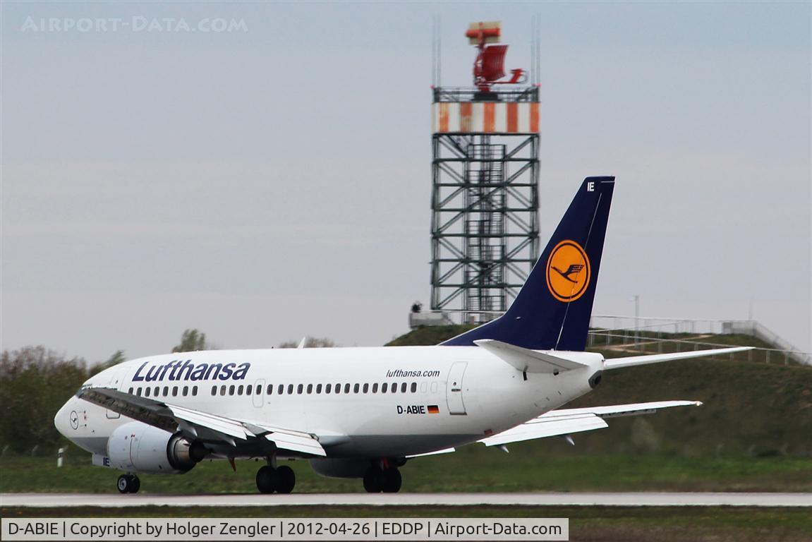 D-ABIE, 1990 Boeing 737-530 C/N 24819, Rolling out along the old tower....