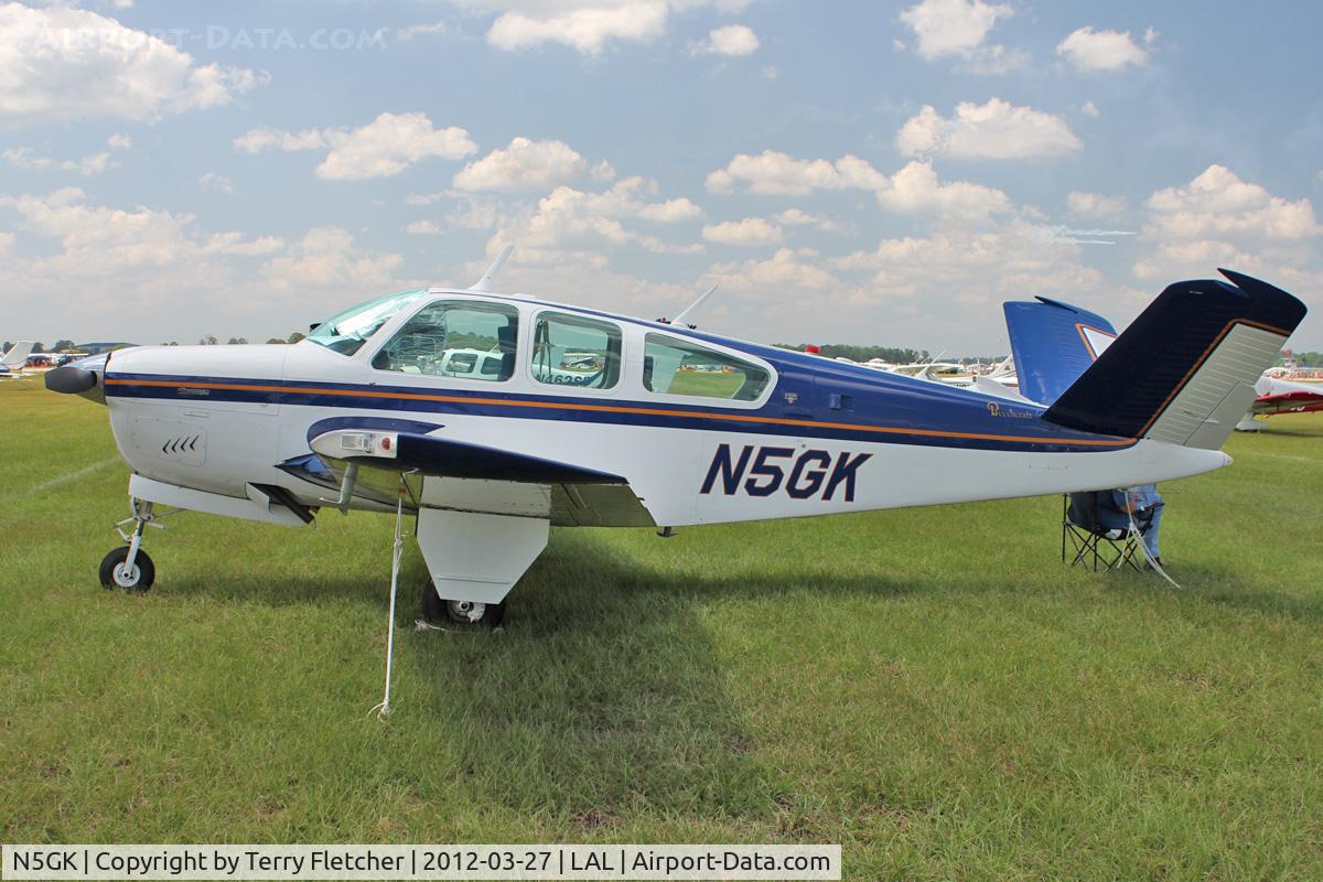 N5GK, 1975 Beech V35B Bonanza C/N D-9831, At 2012 Sun N Fun at Lakeland , Florida