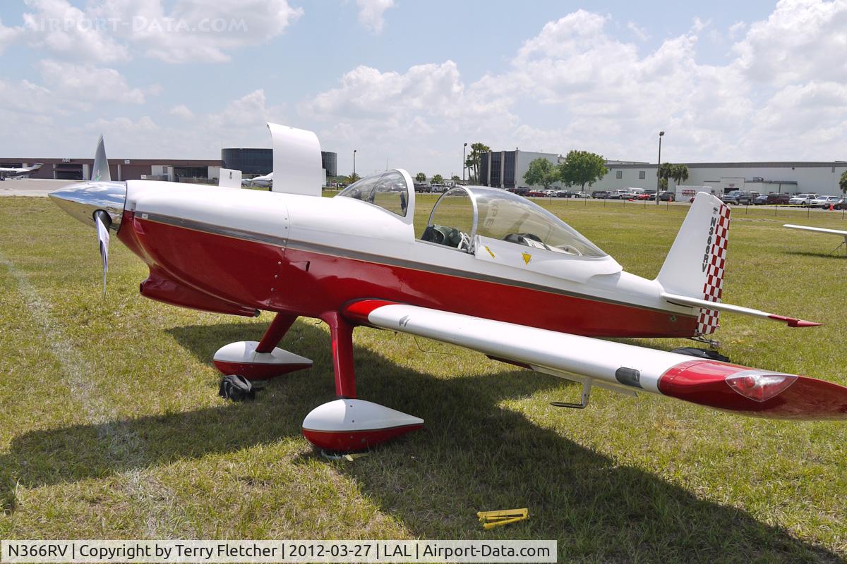 N366RV, 2006 Vans RV-8 C/N 80366, At 2012 Sun N Fun at Lakeland , Florida