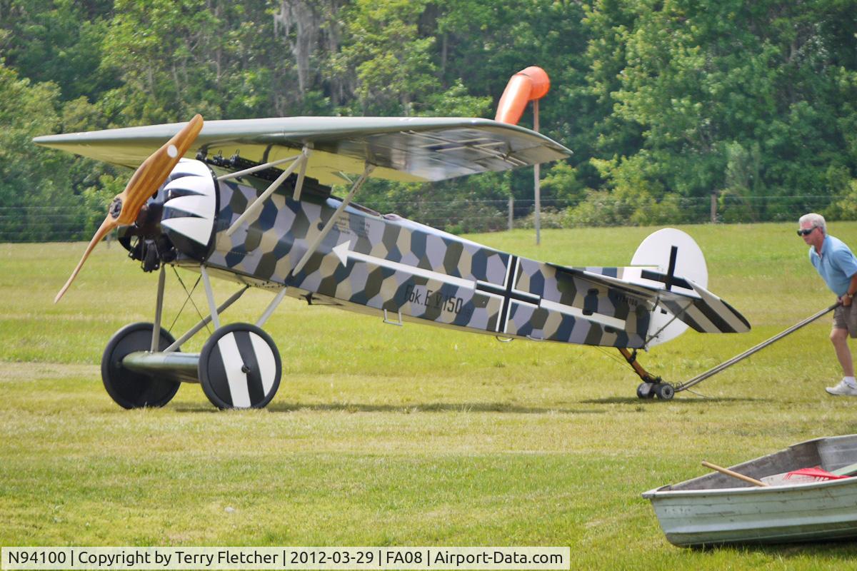 N94100, 1994 Fokker D-8 Replica C/N 941, At Fantasy of Flight Museum , Polk City