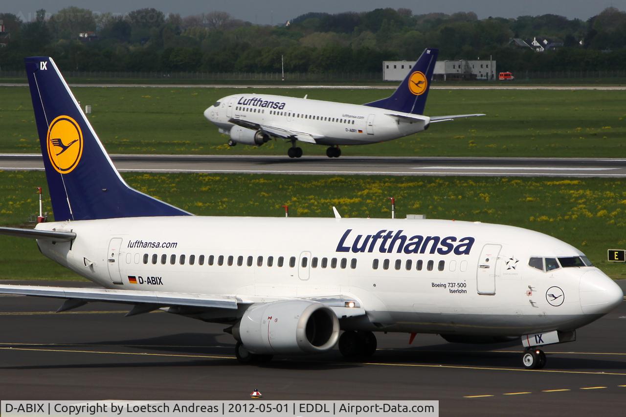 D-ABIX, 1991 Boeing 737-530 C/N 24946, DLH3320 Dusseldorf to Valencia (VLC)