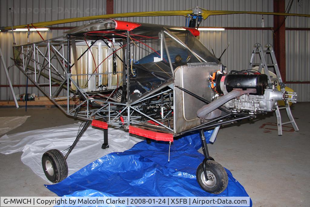 G-MWCH, 1990 Rans S-6ESD Coyote II C/N PFA 204-11632, During re-skinning. Rans S6-ESD, Fishburn Airfield, January 2009.