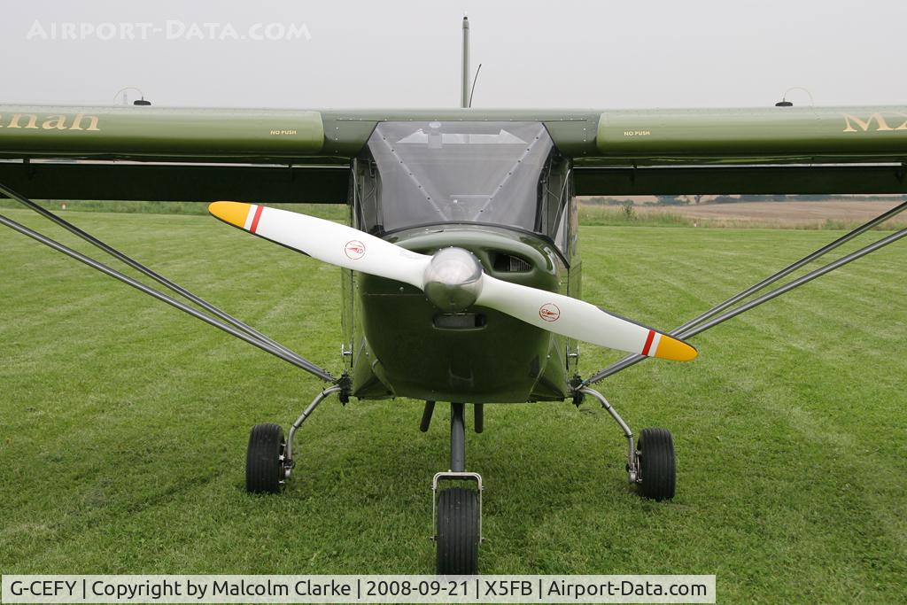 G-CEFY, 2006 ICP MXP-740 Savannah Jabiru(5) C/N BMAA/HB/453, Savannah Jabiru (4), Fishburn Airfield, September 2008.