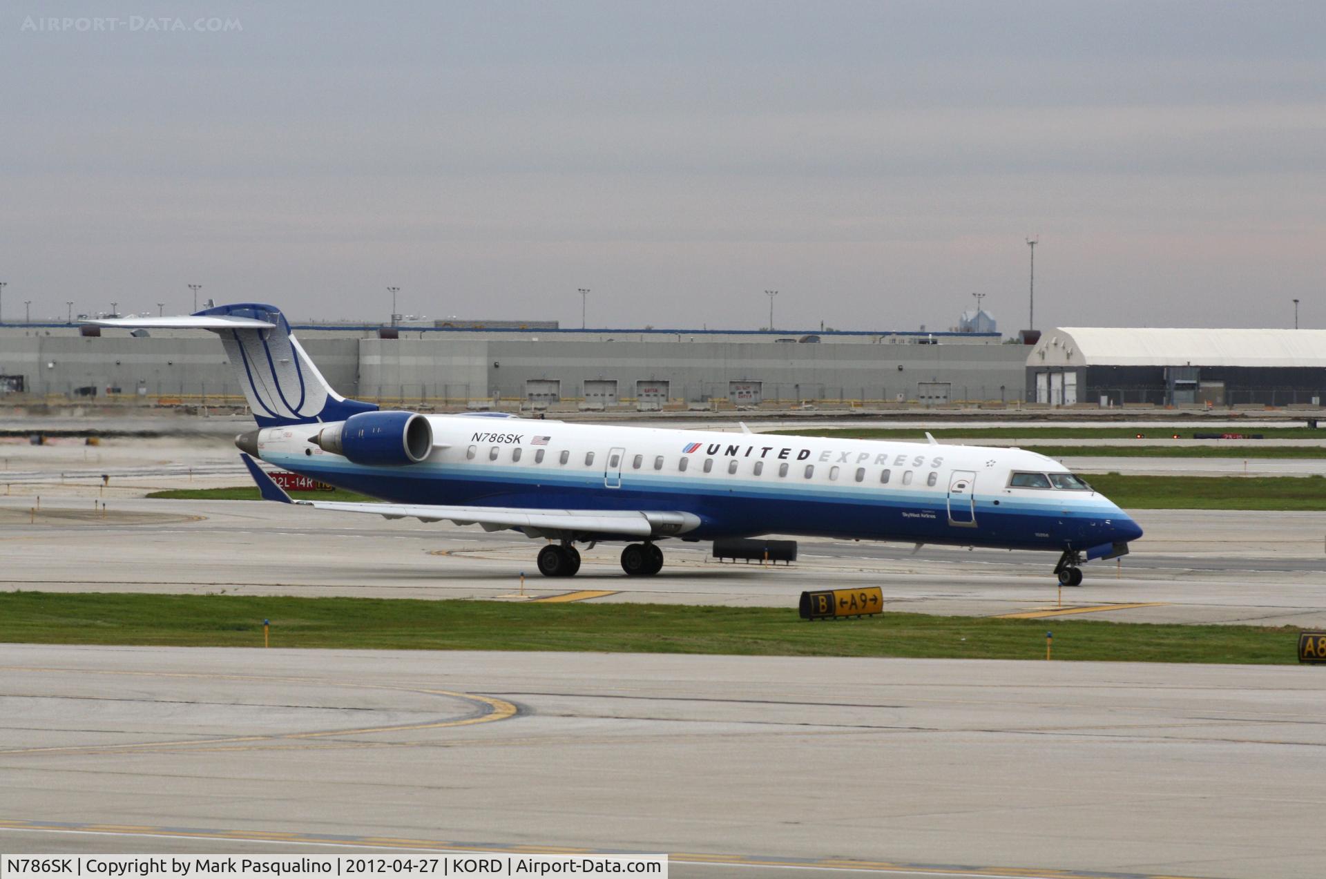 N786SK, 2009 Bombardier CRJ-700 (CL-600-2C10) Regional Jet C/N 10286, CL-600-2C10