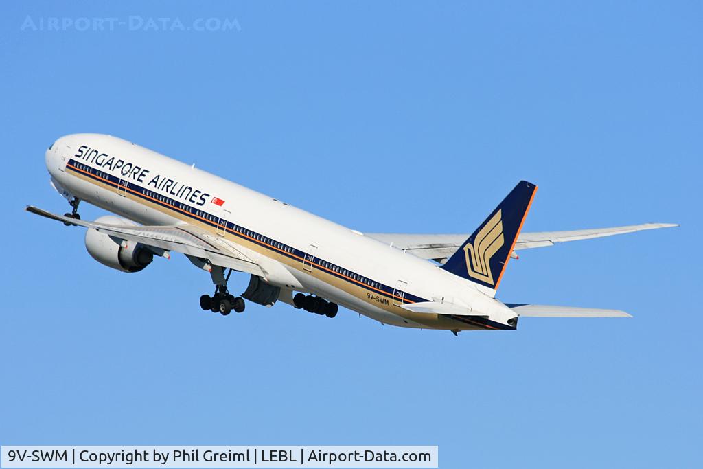 9V-SWM, 2008 Boeing 777-312/ER C/N 34578, Taken at BCN