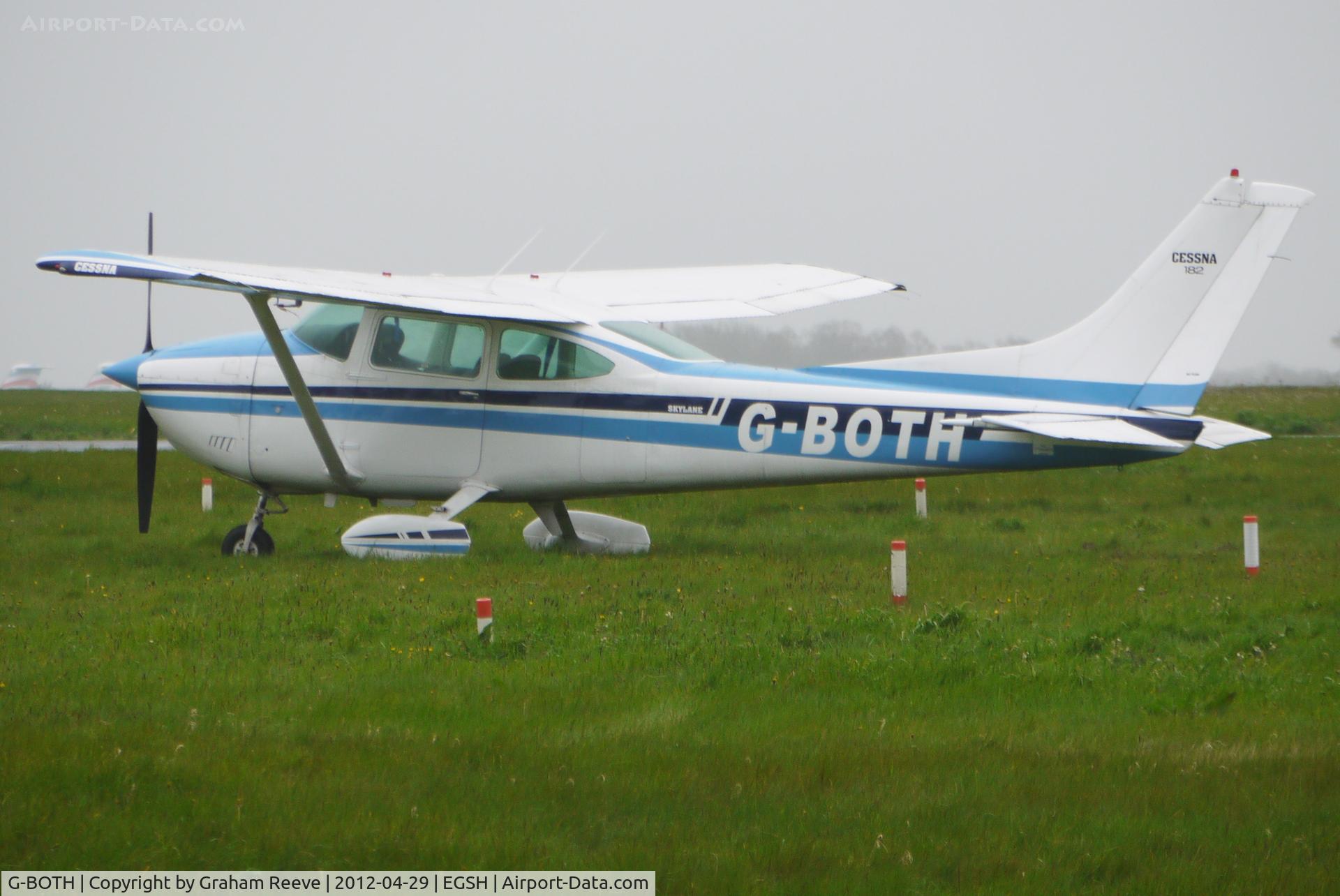 G-BOTH, 1979 Cessna 182Q Skylane C/N 182-67558, Parked at Norwich.