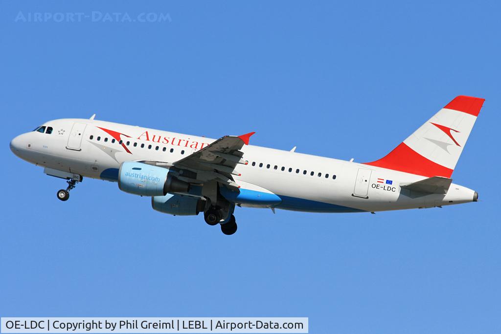 OE-LDC, 2004 Airbus A319-112 C/N 2262, Taken at BCN