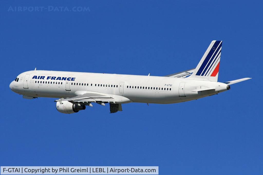 F-GTAI, 2000 Airbus A321-211 C/N 1299, Taken at BCN