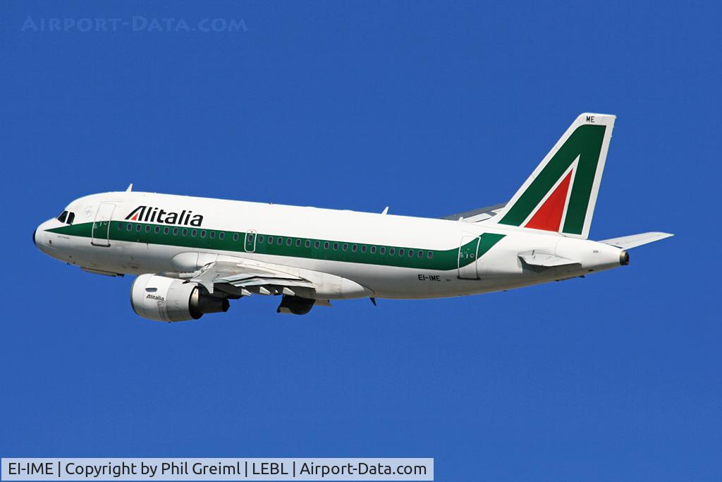 EI-IME, 2002 Airbus A319-112 C/N 1740, Taken at BCN
