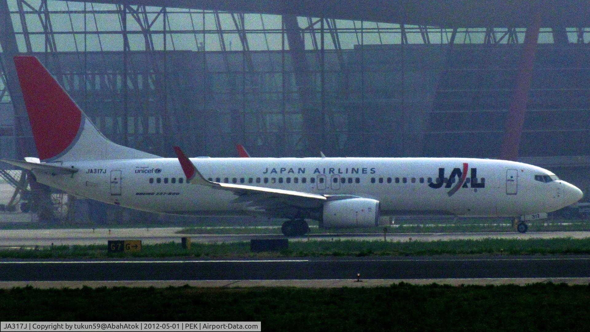 JA317J, 2009 Boeing 737-846 C/N 35346, Japan Airlines - JAL