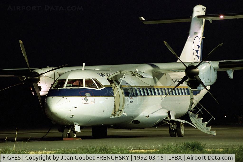 F-GFES, 1987 ATR 42-320 C/N 072, AIR LITTORAL to:from Paris Orly