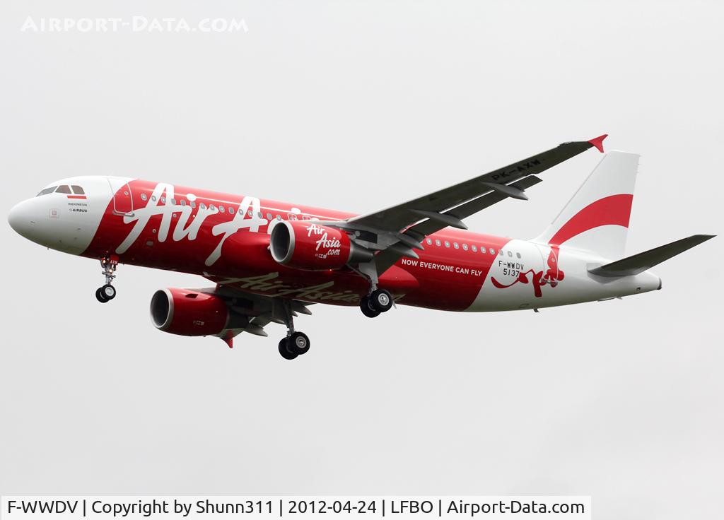 F-WWDV, 2012 Airbus A320-216 C/N 5137, C/n 5137 - To be PK-AXW