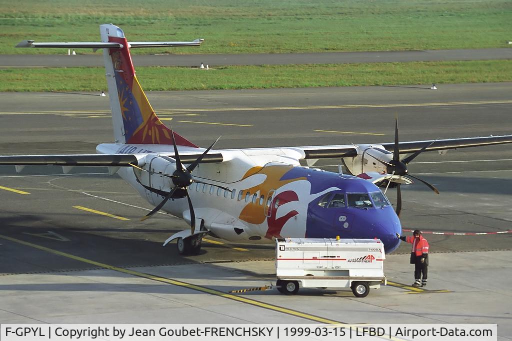 F-GPYL, 1997 ATR 42-500 C/N 542, Air Lit' to Nice