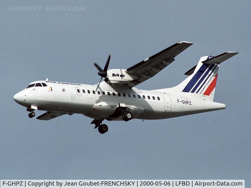 F-GHPZ, 1985 ATR 42-312 C/N 005, AF/BRIT'AIR landing 23