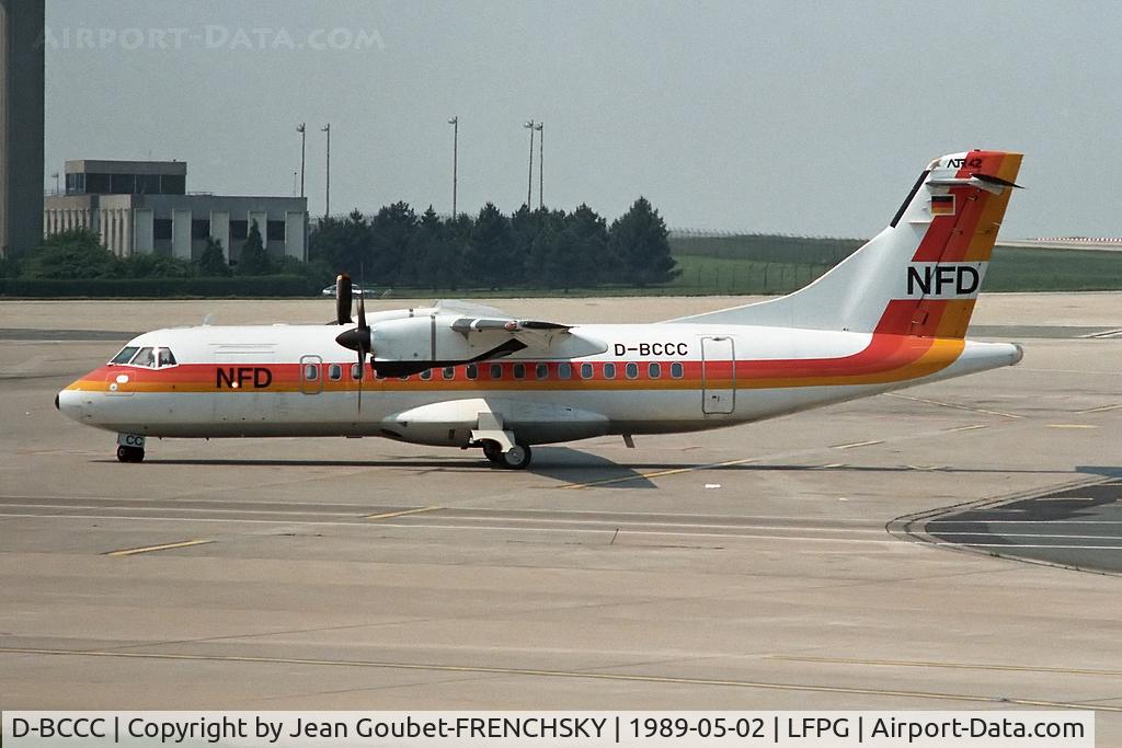 D-BCCC, 1988 ATR 42-312 C/N 080, NFD from Stuttgart