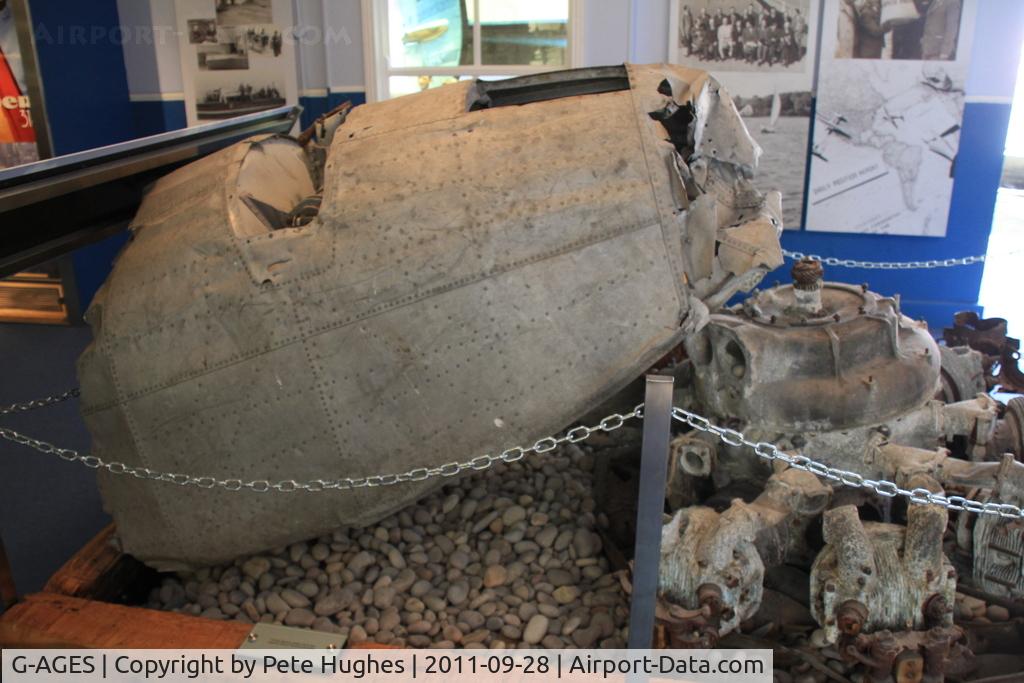 G-AGES, Short S25 Sunderland 3 C/N JM661, The remains of Sunderland G-AGES on display in the Flyingboat Museum at Foynes in Ireland