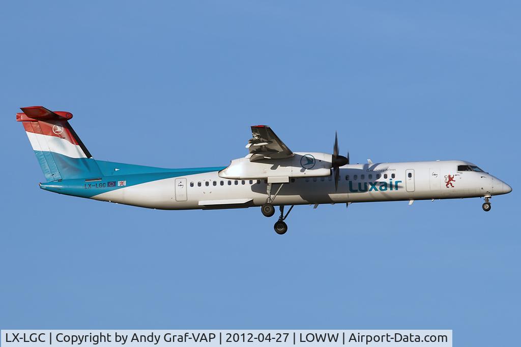 LX-LGC, 2007 De Havilland Canada DHC-8-402Q Dash 8 C/N 4162, Luxair DHC 8-400