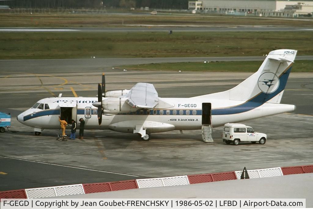 F-GEGD, 1985 ATR 42-312 C/N 004, Air Lit' from Montpellier