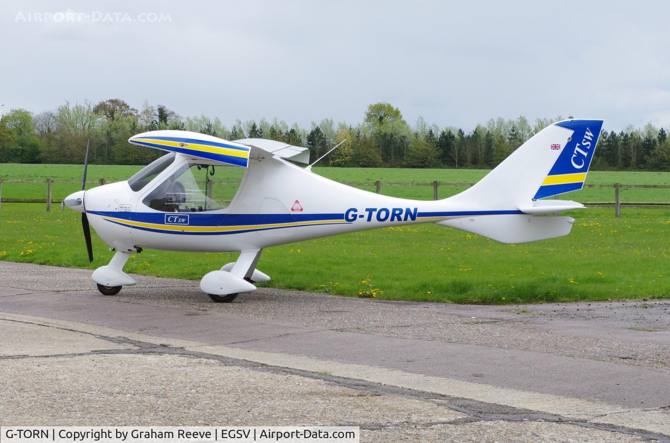 G-TORN, 2006 Flight Design CTSW C/N 8189, Parked at Old Buckenham.