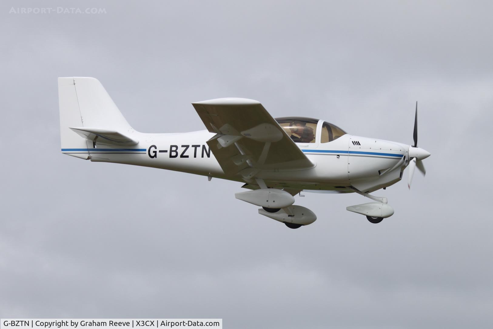 G-BZTN, 2006 Europa XS Tri-Gear C/N PFA 247-13715, About to land at Northrepps.