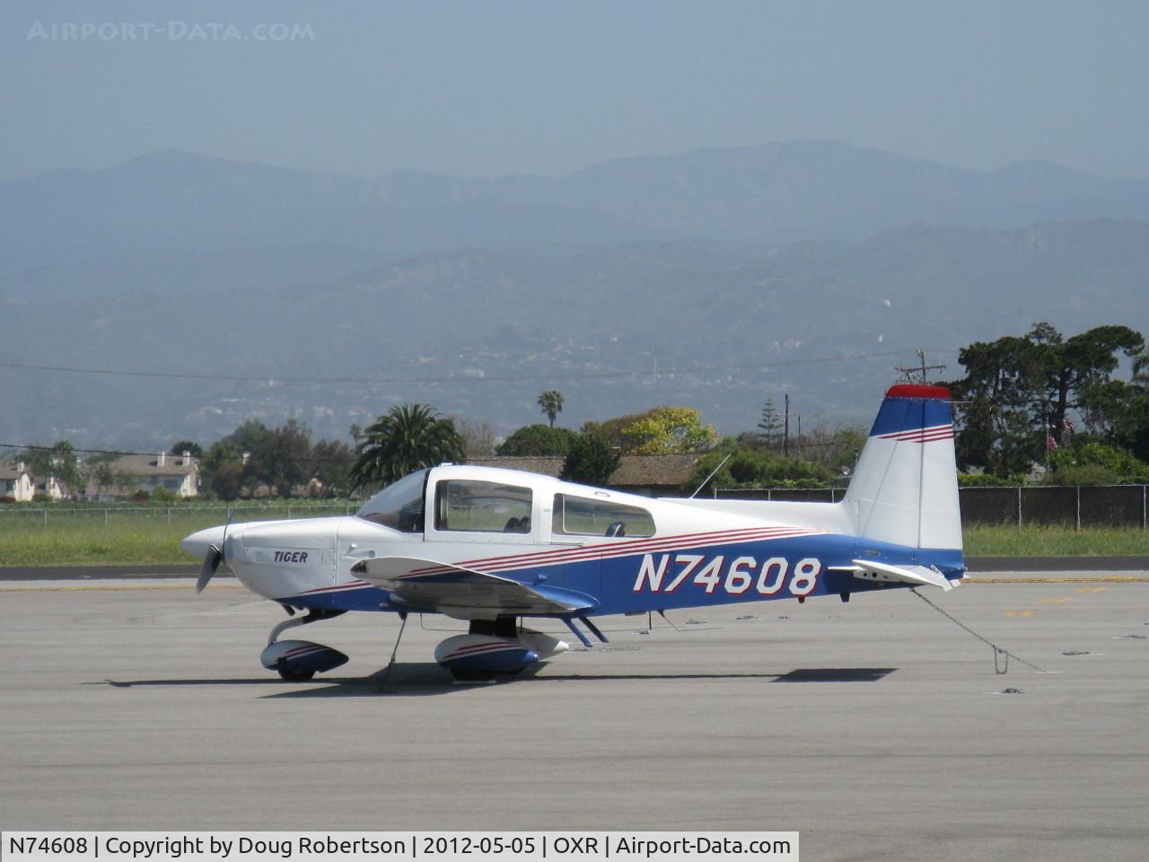 N74608, 1976 Grumman American AA-5B Tiger C/N AA5B0282, 1976 Grumman American AA-5B TIGER, Lycoming O&VO-360 180 Hp