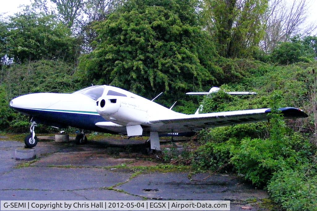 G-SEMI, 1978 Piper PA-44-180 Seminole C/N 44-7995052, one of the many wreaks at North Weald