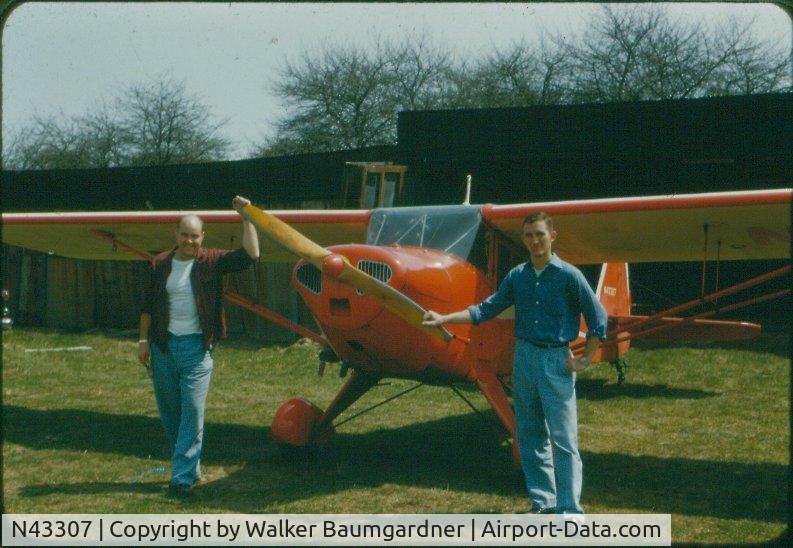 N43307, 1946 Taylorcraft BC12-D C/N 6966, Taylorcraft BC12-D, owned by three officers in the 
82nd Ftr Grp, New Castle County AB, Wilmington, DE