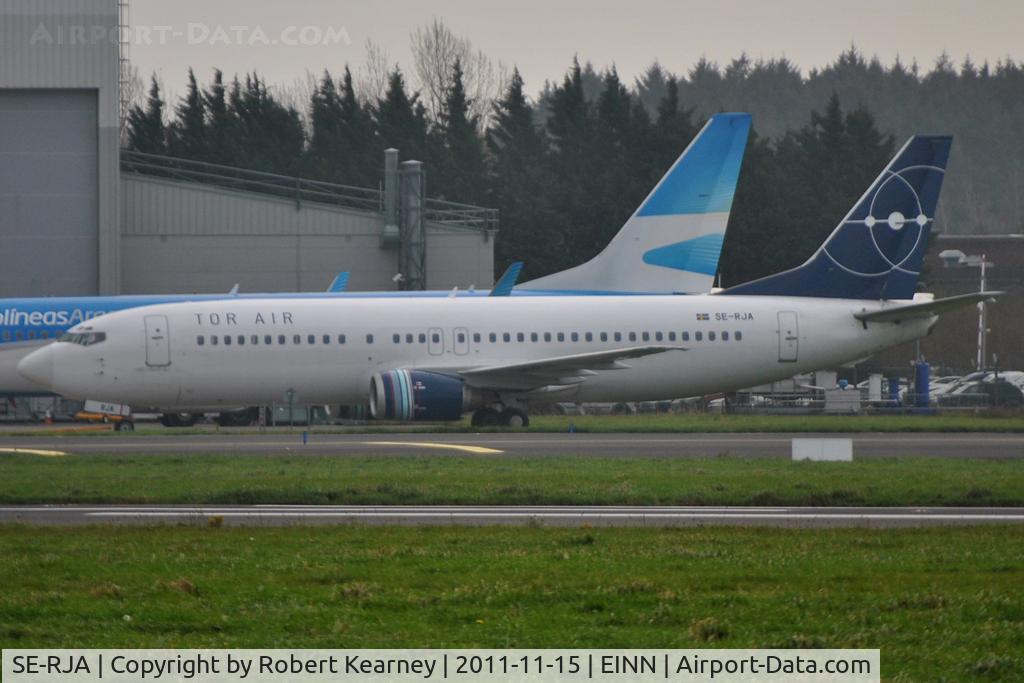 SE-RJA, 1994 Boeing 737-4Q8 C/N 26302, Parked outside Air Atlantic hangar