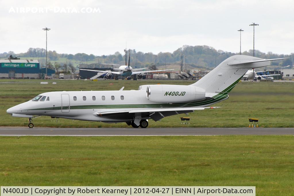N400JD, 2004 Cessna 750 Citation X C/N 750-0235, Rolling off after landing