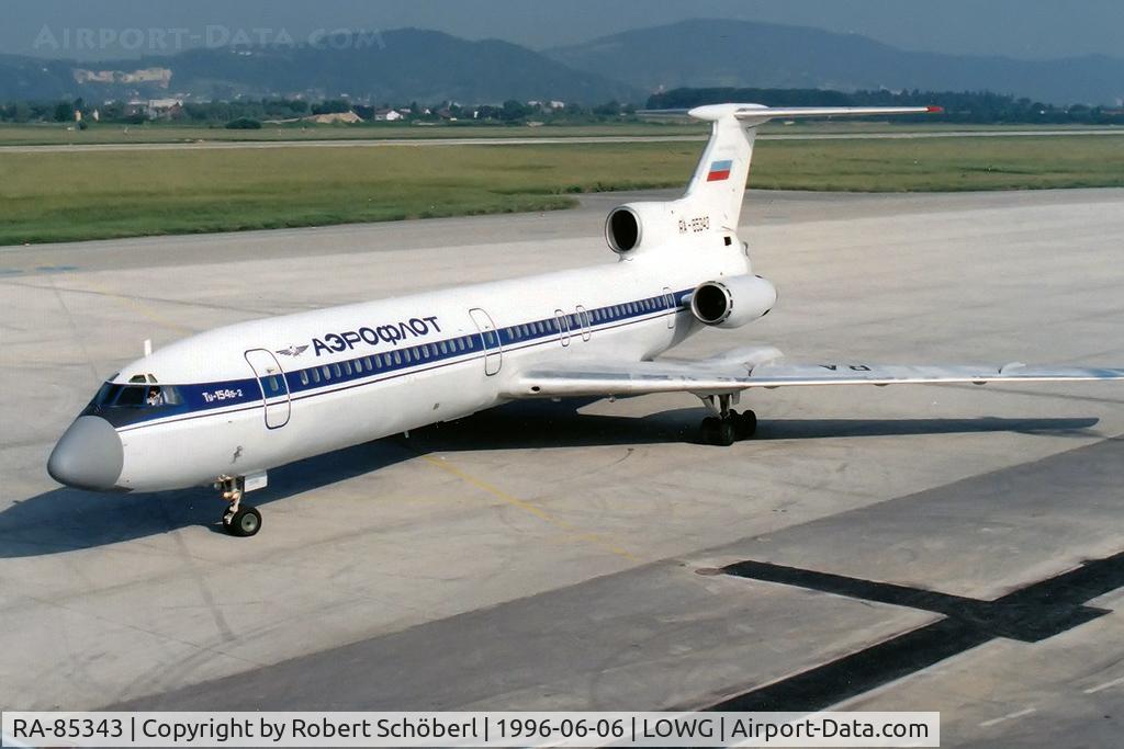 RA-85343, 1979 Tupolev Tu-154B-2 C/N 79A343, RA-85343