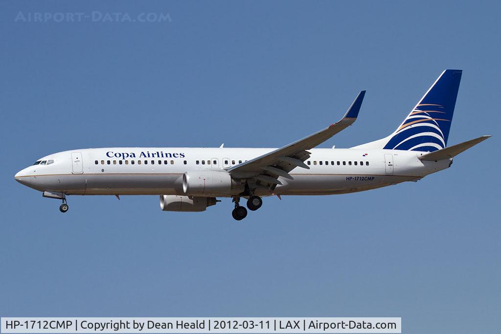 HP-1712CMP, 2010 Boeing 737-8V3 C/N 40664, Copa Airlines HP-1712CMP (FLT CMP472) from Panama City Tocumen Int'l Airport (MPTO/PTY) on short final to RWY 25L.