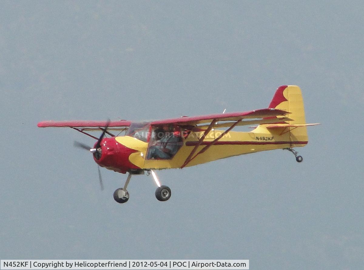 N452KF, 2006 Skystar Kitfox Model 4 C/N DCS115, On final for 26R