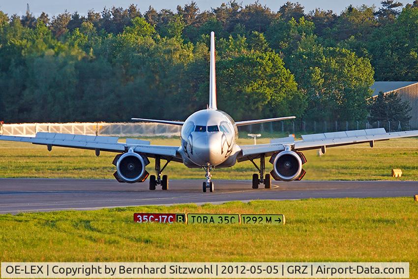 OE-LEX, 2006 Airbus A320-214 C/N 2867, Jazz arriving from Palermo.