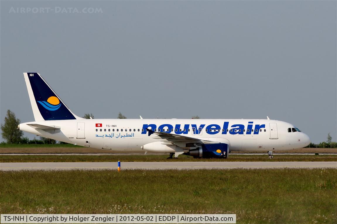 TS-INH, 2011 Airbus A320-214 C/N 4623, Straight from Tunisia to LEJ....