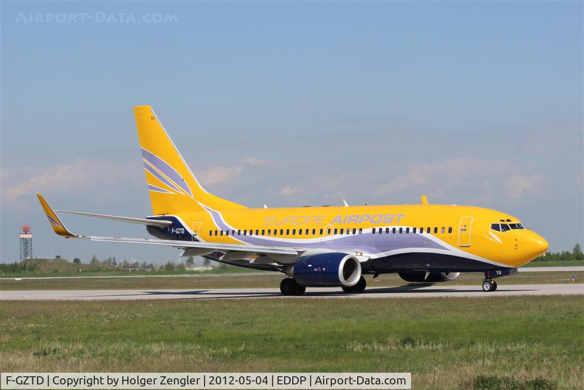 F-GZTD, 2003 Boeing 737-73V C/N 32418, New actor in LEJ theatre is on the to CDG.....