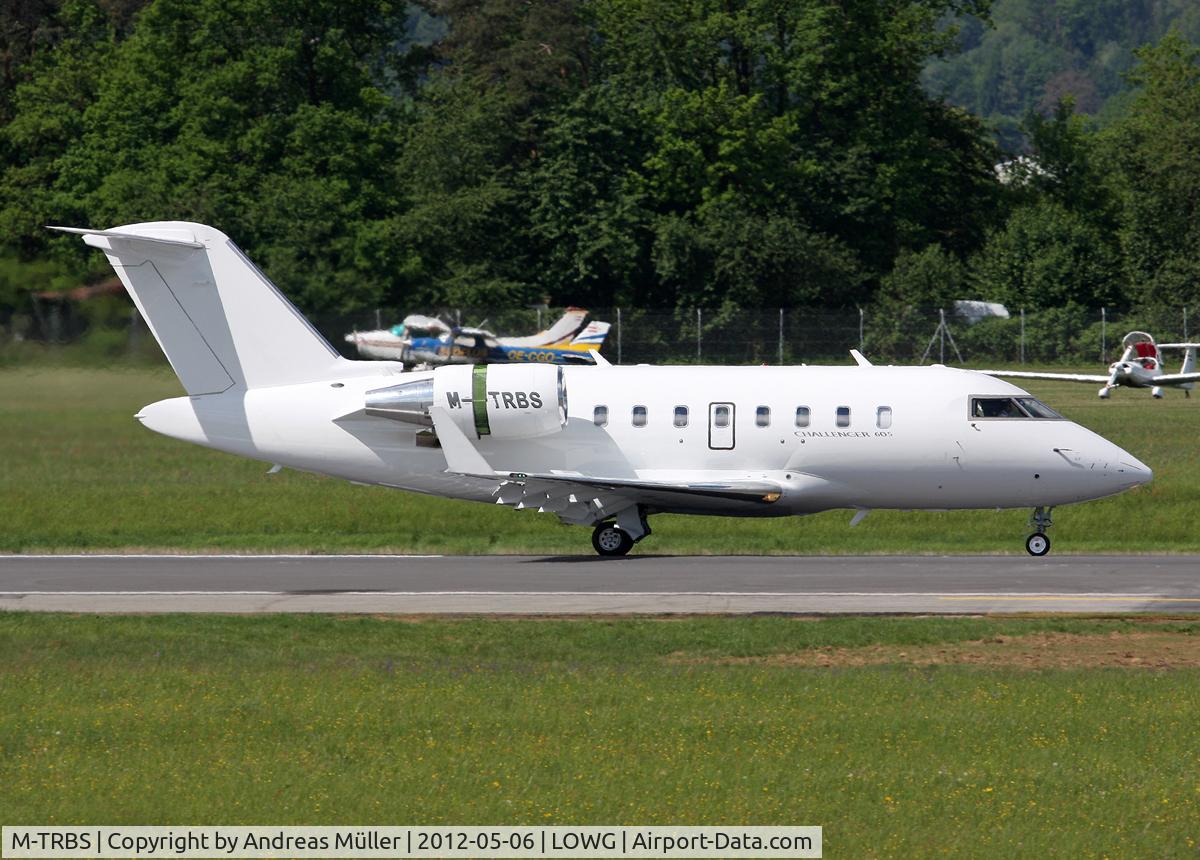 M-TRBS, 2009 Bombardier Challenger 605 (CL-600-2B16) C/N 5836, Business flight.