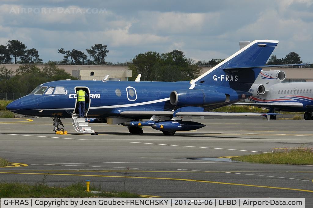 G-FRAS, 1967 Dassault Falcon (Mystere) 20DC C/N 82, FR Aviation / Cobham Leasing parking Kilo
