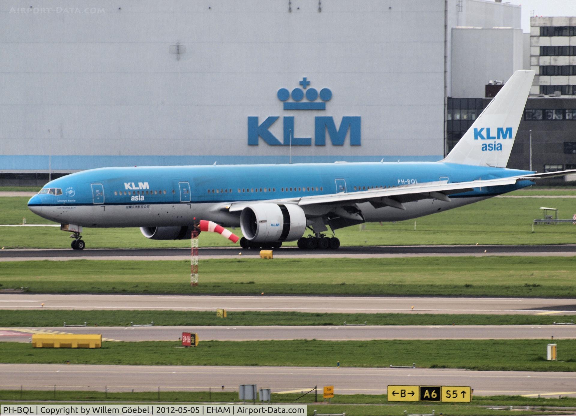 PH-BQL, 2006 Boeing 777-206/ER C/N 34711, The PH-BQL Asia printing